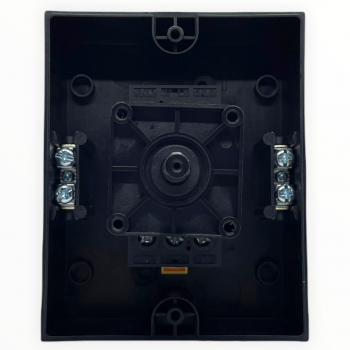 Hauptschalter 4-​Polig 32 A - im Gehäuse IP65 Schwarz